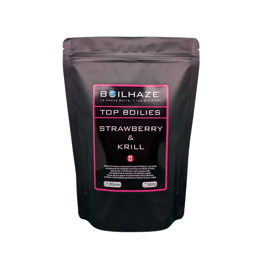 TOP Boilies STRAWBERRY & KRILL 500GR