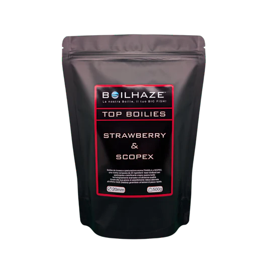 TOP Boilies STRAWBERRY & SCOPEX 500GR